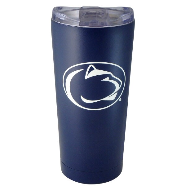 travel tumbler navy with athletic logo image